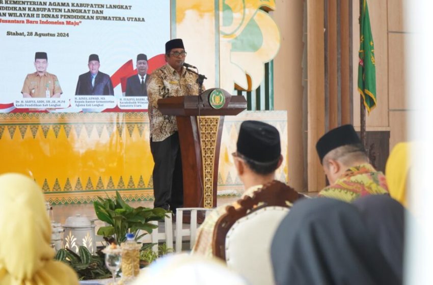  Pj. Bupati Langkat diwakili Sekda Amril Apresiasi Kreativitas para Guru PAI dalam Lomba Video Kreatif