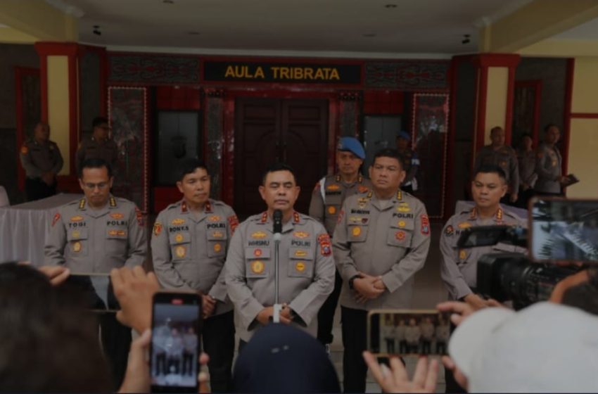  30 Hari Menjabat Kapolda Sumut, 617 Orang Ditangkap Dalam Tindak Pidana Narkoba