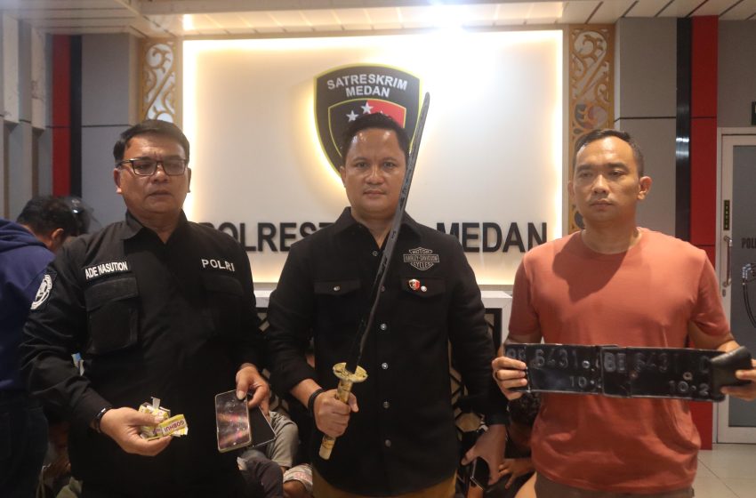  Polrestabes Medan Tangkap 10 Anggota Gemot Texas Buat Onar