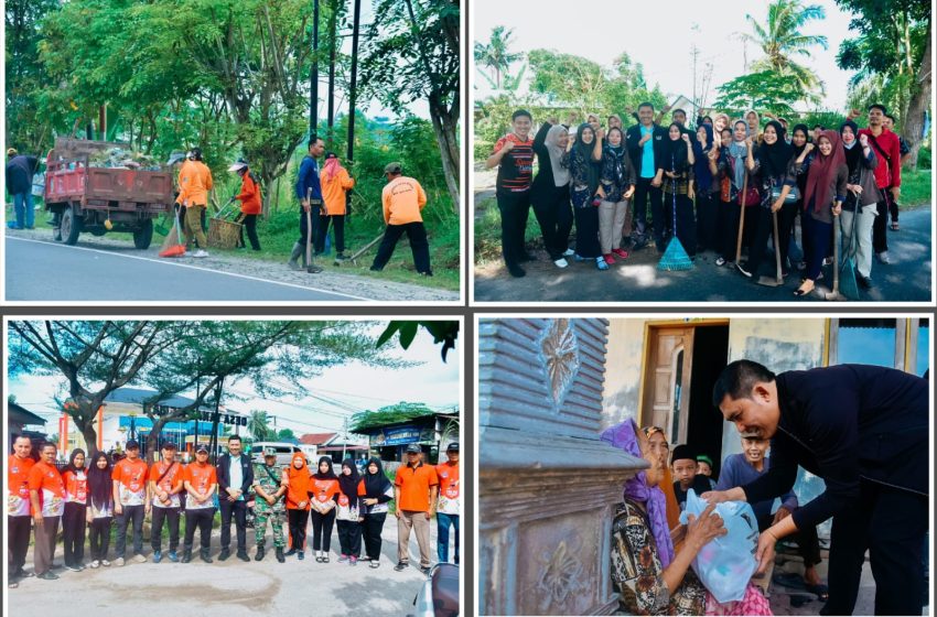  Pj. Bupati Batu Bara Gotong Royong Bersama Warga di Beberapa Desa