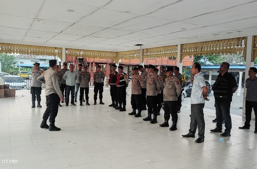  Polres Batu Bara Giat Pengamanan Deklarasi Pilkada Damai Paslon No. Urut 1 Darwis – Oky