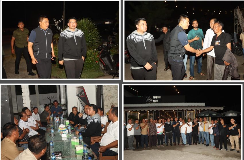  Kapolres Batu Bara Bersama Pj Bupati Batu Bara Giat Colling System Sambang Kamtibmas di Desa Pakam Raya