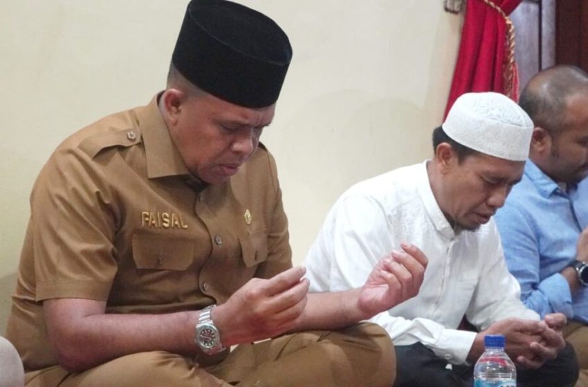  Pj. Bupati Langkat Hadiri Tahlilan Malam Ketiga Almarhum Ka UPT Puskesmas Beras Basah, Wujud Kepedulian kepada Keluarga dan Masyarakat