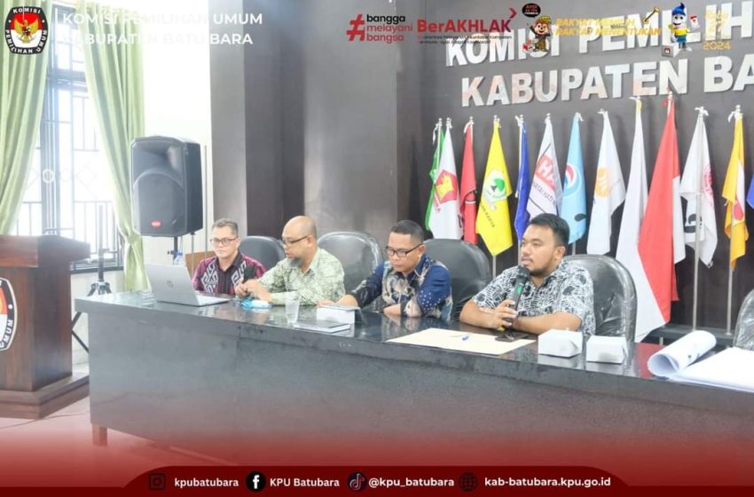  KPU Batu Bara Gelar Bimtek SIAKBA dan SIREKAP