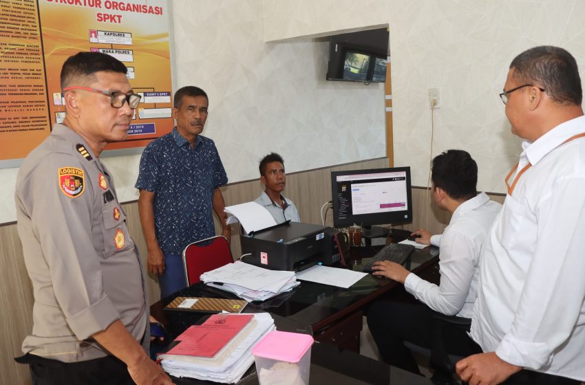  Berkomitmen Berikan Pelayanan Prima Kepada Masyarakat, Kabag Log Cek Sarana Pelayanan Publik