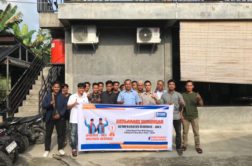 DOMINASI Resmi Dukung No. Urut 1 Darwis – Oky Lebih Amanah dan Sejahtera