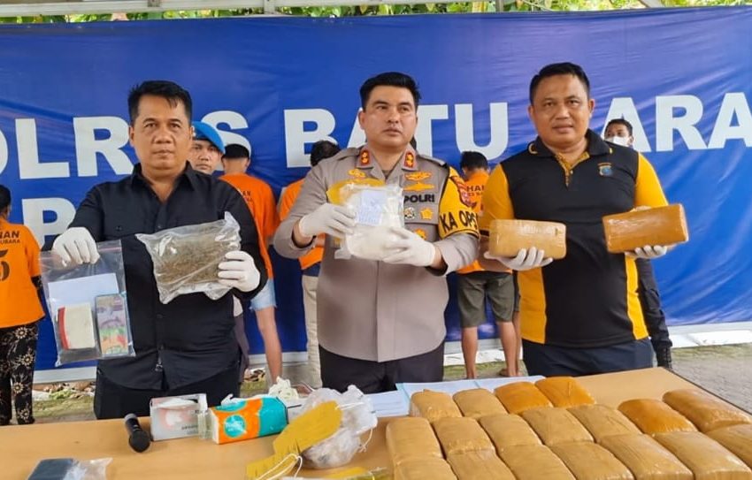  Polres Batubara Selamatkan Ribuan Masyarakat, 276 Tersangka Narkoba Diamankan