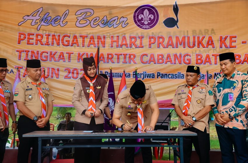  Sah! Wisata Danau Laut Tador Resmi Menjadi Bumi Perkemahan Pramuka Batu Bara