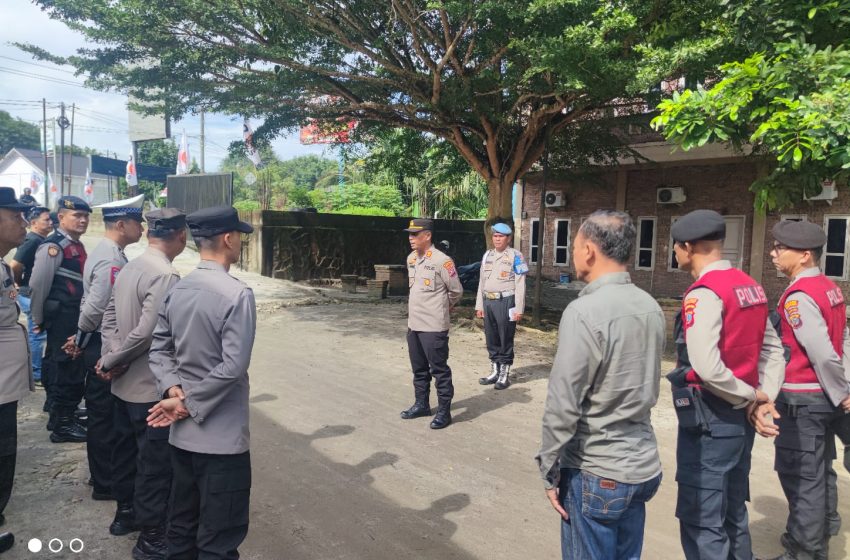  Personil Polres Batubara Laksanakan Pengamanan Kampanye Dialogis