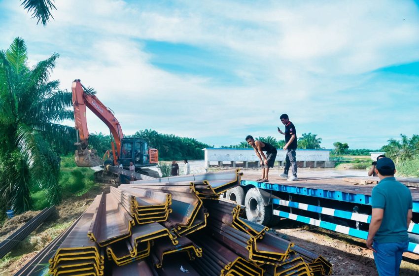  Akhirnya Tanggul Sungai Dalu-Dalu Diperbaiki