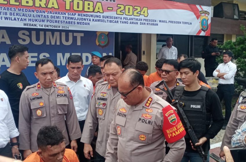  Polrestabes Medan Tembak Tujuh Residivis Pelaku Curanmor dan Begal
