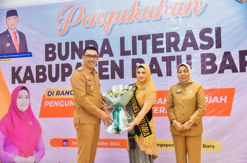  Pj. Bupati Heri Kukuhkan Bunda Literasi Batu Bara