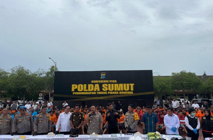  Timsus Polda Sumut Tembak 28 Tersangka Narkoba Periode Juli- Oktober 2024