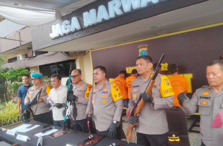 Cukong Gemot Neleng Serang dan Bunuh Warga Selambo Diburon Polisi