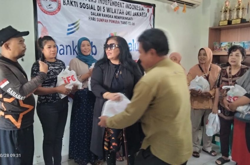  Peringati Hari Sumpah Pemuda, Presidum FPII Bagikan Paket Sembako dan Santunan Anak Yatim