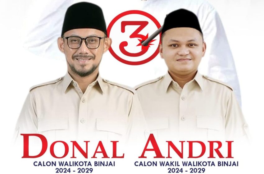  Komunitas Pemilih Prabowo Gibran Dukung Donal – Andri di Pilkada Binjai