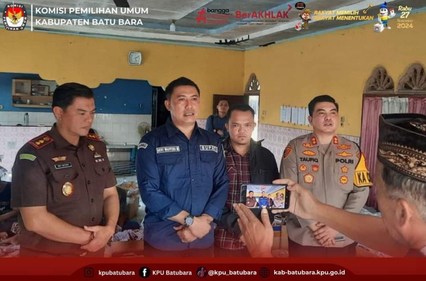  KPU Batu Bara Menerima Kunjungan Pj Bupati Batu Bara, Kapolres dan Kajari Guna Memastikan Logistik Pemilu 2024
