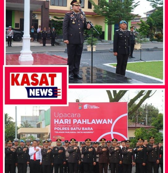  Polres Batu Bara Gelar Upacara Peringatan Hari Pahlawan 10 November Tahun 2024