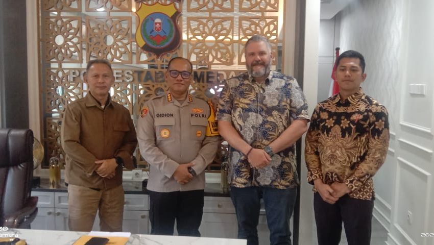 Terima Kunjungan ARSO Kedubes AS, Kombes Gidion: Polrestabes Medan Support Penuh Semua Agenda Konsulat