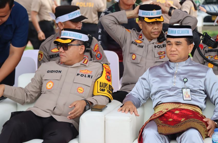  Pimpin Apel Potensi Kamtibmas, Kombes Gidion: Medan Aman, Pilkada Damai Kita Punya