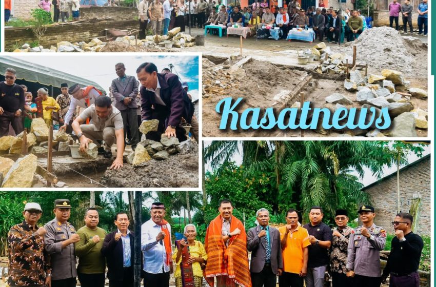 Pj Bupati Heri Letakkan Batu Pertama Pembangunan Rumah Tidak Layak Huni