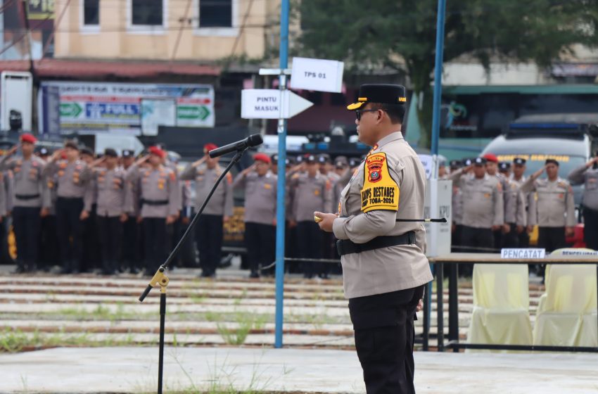  Amankan TPS Pilkada 2024, Polrestabes Medan Kerahkan 769 Personel