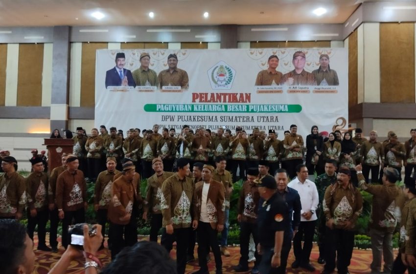  Dihadiri Ribuan Anggota, Paguyuban Keluarga Besar Pujakesuma Lantik DPW dan DPD Paguyuban Pujakesuma Sumut Masa Bakti 2024-2029