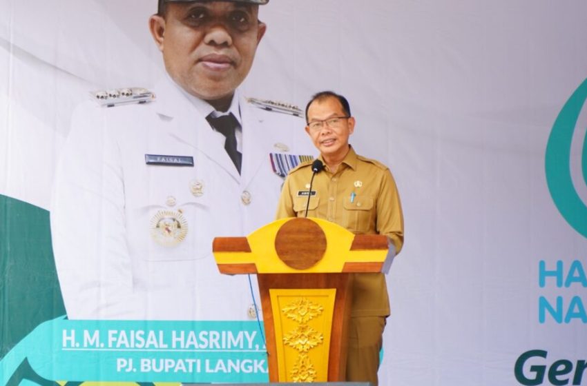  Pj Bupati Langkat melalui Sekda Amril, Ajak Semua Pihak Berkomitmen Membangun Kesehatan di HKN ke-60
