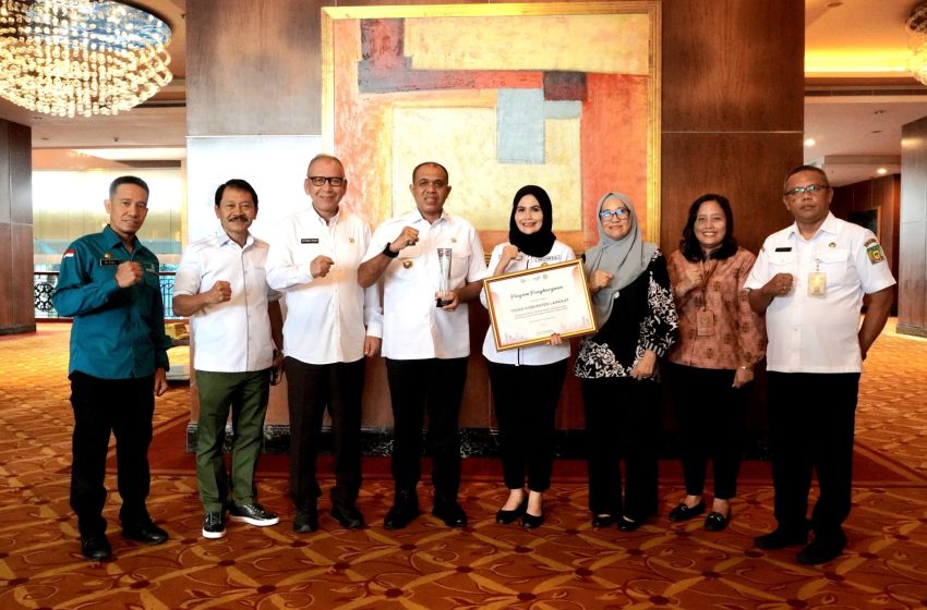  Langkat Raih Penghargaan Kabupaten Terbaik dalam Perluasan Akses Keuangan Tahun 2024