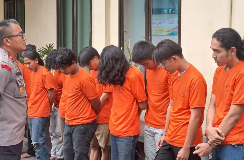  Polsek Sunggal Tetapkan 13 Mahasiswa UNIKA Tersangka Pembakaran Sepeda Motor