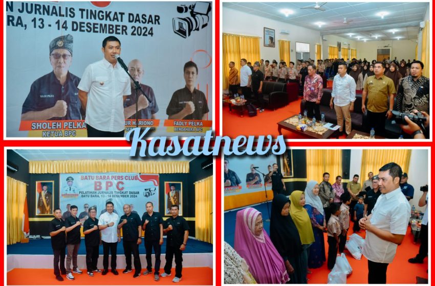  Pj Bupati Batu Bara Heri Buka Pelatihan BPC Journalist Tingkat Dasar SMKN 1 Air Putih