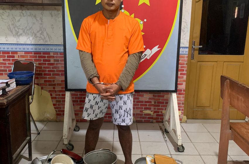  Rumah Dinas Gereja di Batu Bara di Bobol Maling, Pelaku di Ciduk Polsek Indrapura