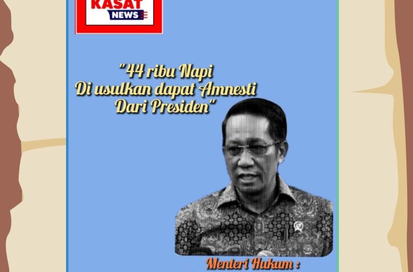  44 Ribu Napi Diusulkan Dapat Amnesti, Presiden Prabowo Gelar Rapat di Istana Negara