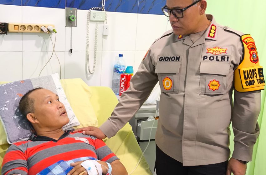  Kapolrestabes Medan Kombes Gidion Arif Besuk Kepling Pulo Brayan