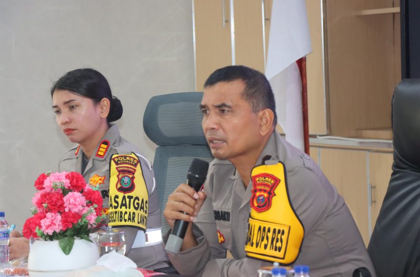  Polres Batubara Gelar Latpraops Lilin Toba 2024 untuk Pengamanan Natal dan Tahun Baru
