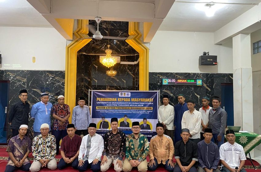  Dosen UMSU Gelar Pelatihan Pengelolaan Aset Wakaf Pimpinan Ranting Muhammadiyah Tanjung Mulia Hilir