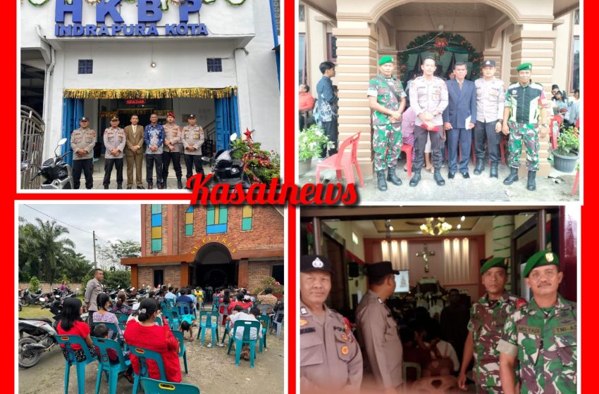  Pengamanan Terpadu Polres Batubara, Pastikan Ibadah Natal 2024 Berlangsung Aman