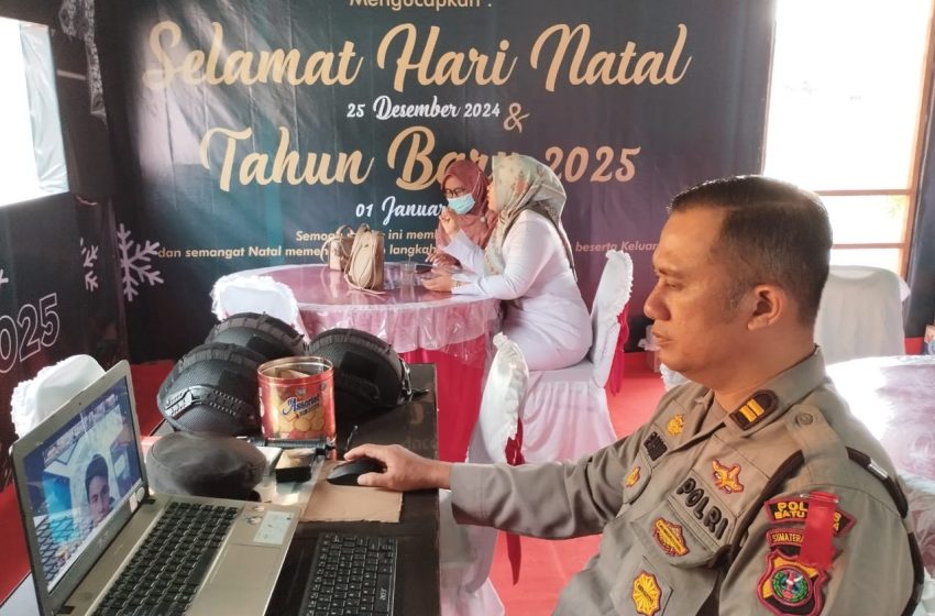  Gelar Zoom Meeting NATARU 2024 Bersama Pos Pam Poldasu, Polres Batu Bara Pastikan Kamtibmas Aman dan Lancar