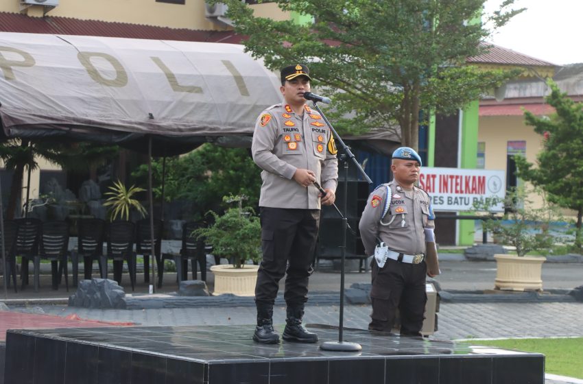  Kapolres Batu Bara Cek Pos Pengamanan Ops Lilin Toba 2024