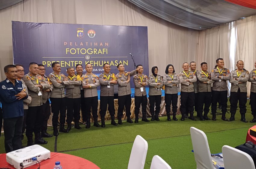  Kasi Humas Polres Jajaran Ikuti Pelatihan Photografi Dan Presenter Kehumasan Polda Sumut