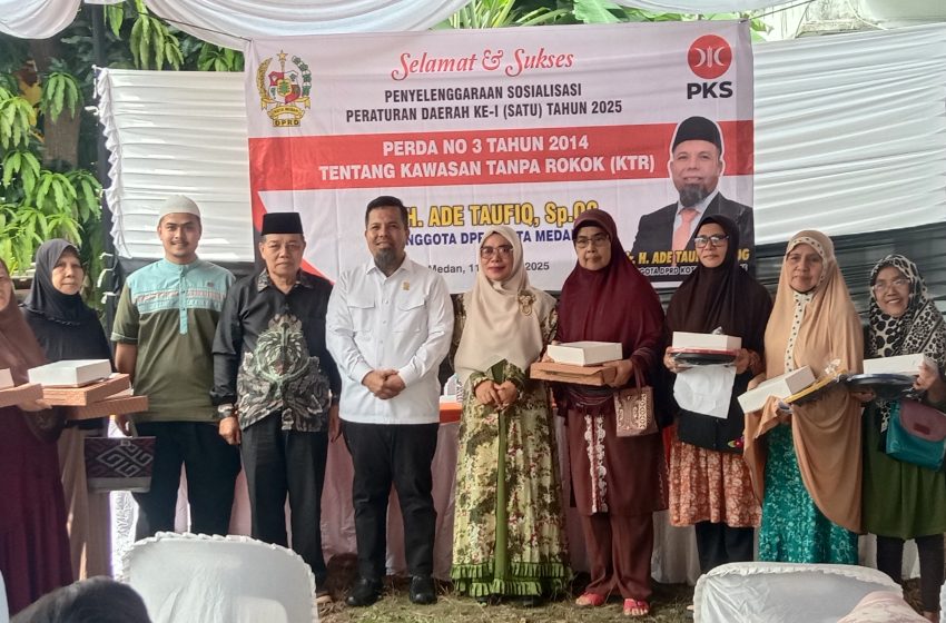  Legislator PKS Sosialisasikan Perda KTR, Ade Taufiq : Merokok Dapat Menimbulkan Banyak Penyakit