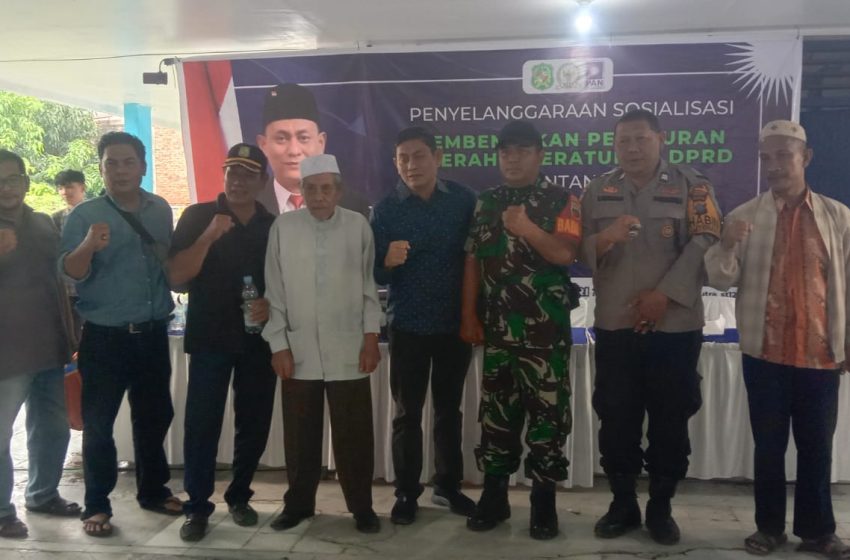  Edi Saputra Sosialisasikan Perda : Lengkapi Adminduk untuk Menerima Bantuan Pemerintahan