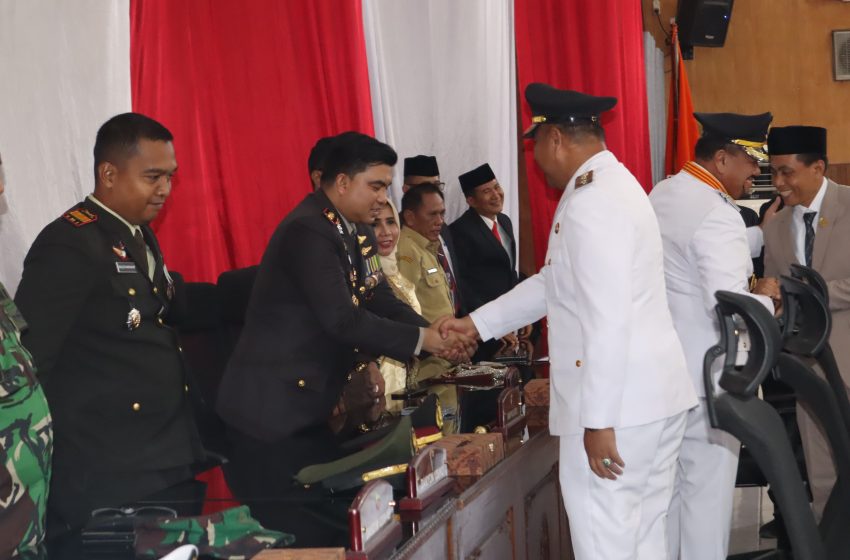  Kapolres Batu Bara Hadir Pisah Sambut Bupati Batu Bara Terpilih 2025-2030