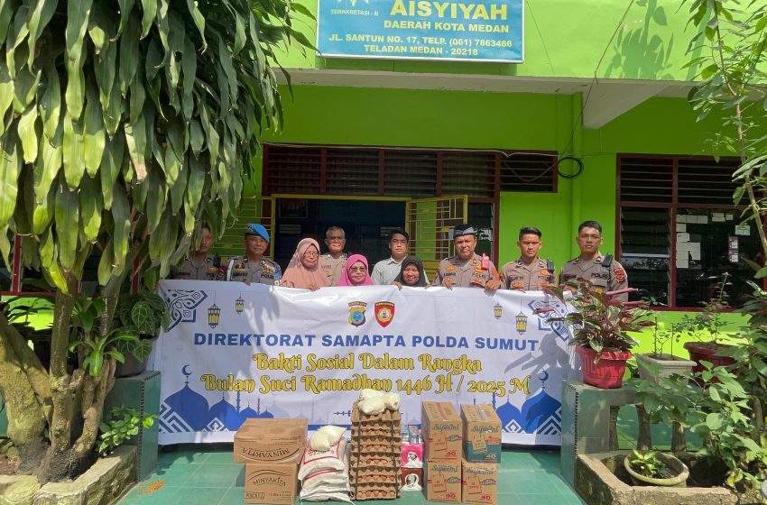  Polda Sumut Berbagi Kebahagiaan dengan Anak Yatim di Bulan Suci Ramadhan
