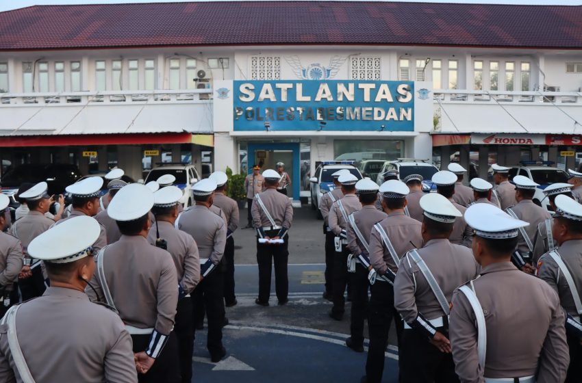  Kapolrestabes Medan Beri Arahan ke Polantas, Tilang Manual Jadi Etalase