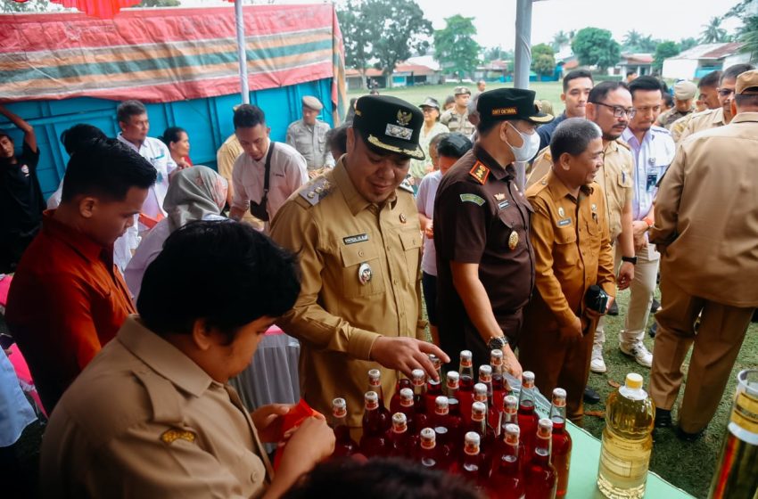  Bantu Masyarakat Penuhi Kebutuhan Pokok dengan Harga Terjangkau, Pemkab Batu Bara Gelar Pasar Murah