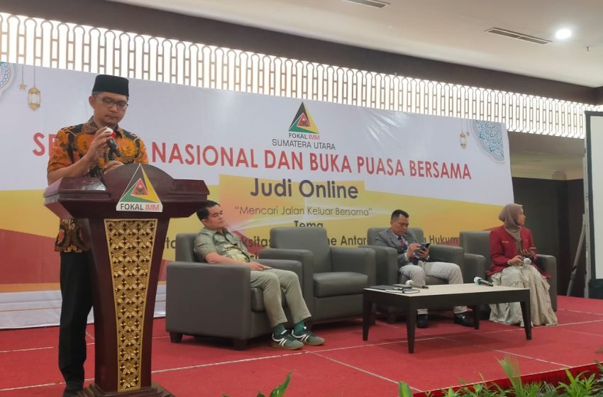  Seminar Nasional Fokal IMM Sumut, Kompolnas : Anggota Polri Tidak Boleh Membeking Judi Online