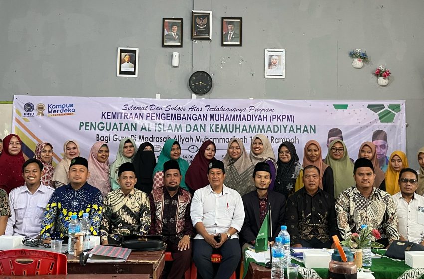  Dosen FAI UMSU Laksanakan Pengabdian di MAM 13 Sei Rampah : Pendirian Muhammadiyah Diawali dengan Keberadaan Sekolah Rakyat