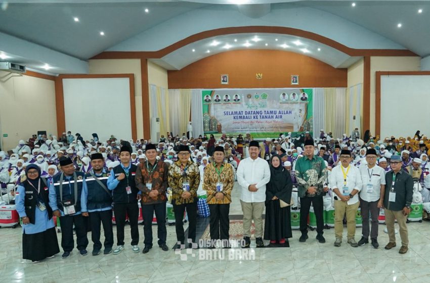  Sambut Kepulangan Jemaah Haji Batu Bara, Bupati Batu Bara Harap Menjadi Haji dan Hajjah Mabrur