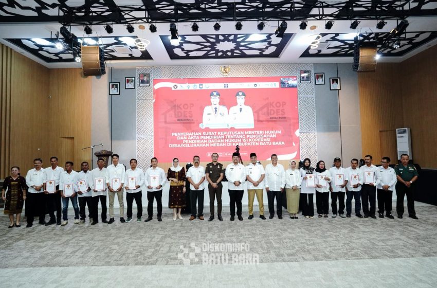  Bupati dan Wabup Batu Bara Ikuti Zoom Meeting Peluncuran 80.000 Koperasi Merah Putih